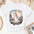 Personalizada Foto Cielo Ángel Alas Ángel Halo Camiseta Sudadera con Título y Nombre Conmemorativo Simpatía Regalo por la pérdida de Amigos Familia