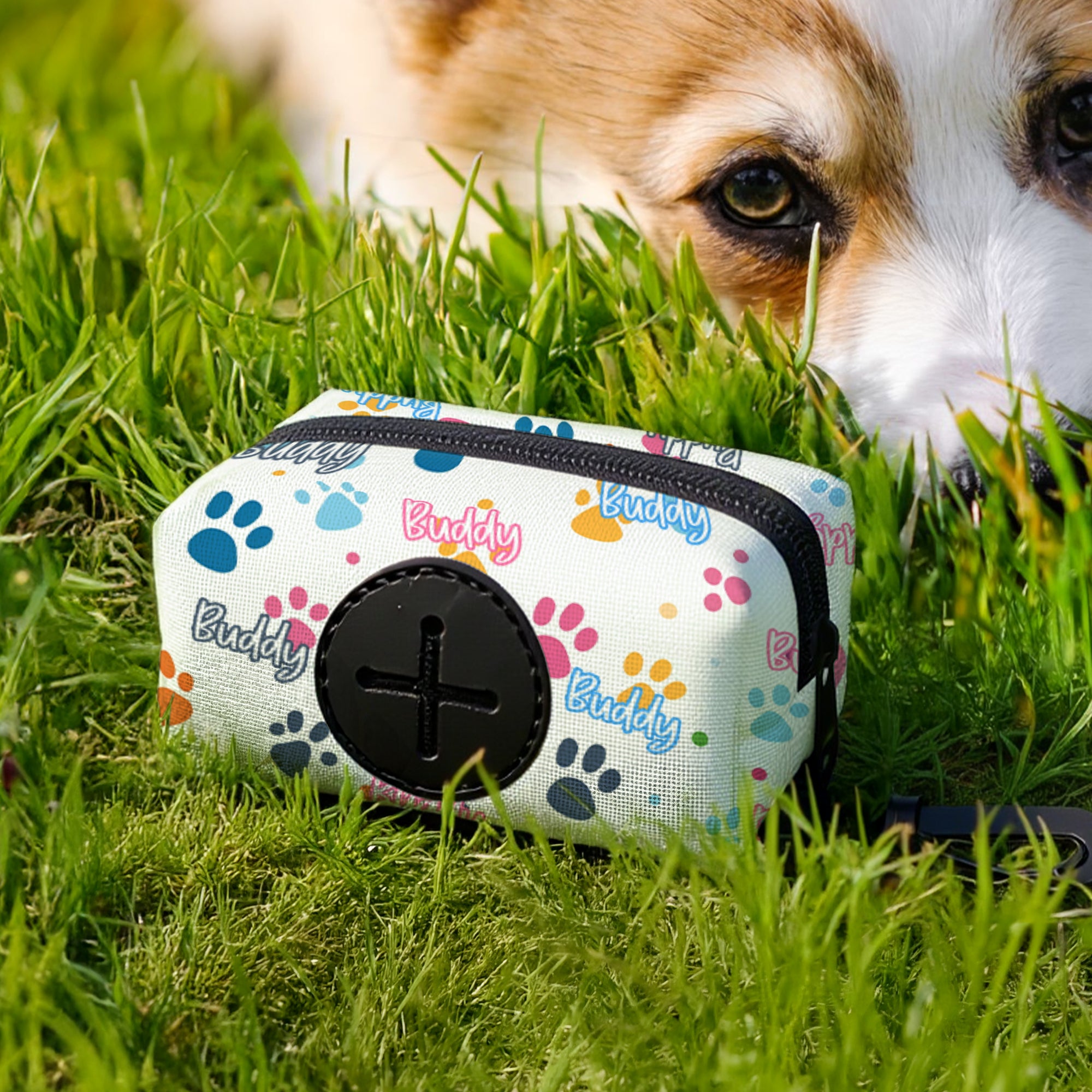 Bolsa de almacenamiento para excrementos de perro personalizada con el nombre de la mascota Regalo de cumpleaños para dueños de perros