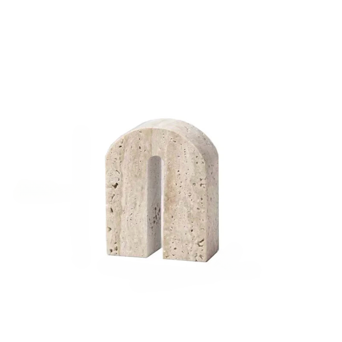 ArtZ® Earthly Curves Travertine Sculpture - Small