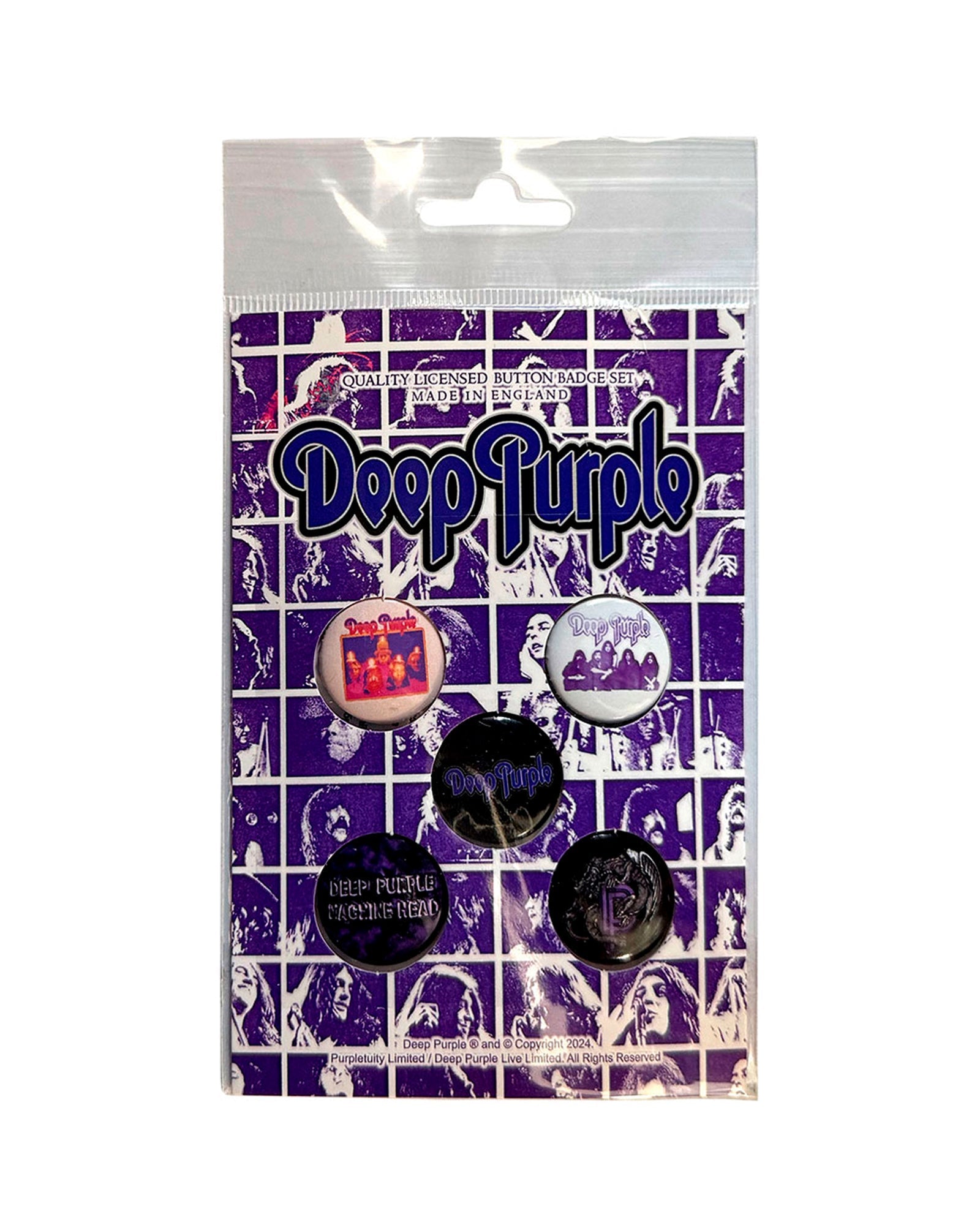 Deep Purple - Pack de chapas "Logo"