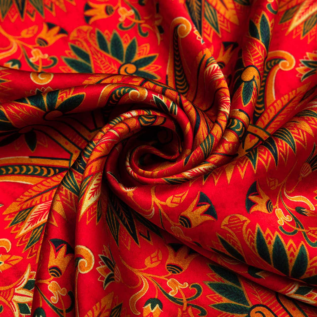 Red Silk Scarf Palosanto