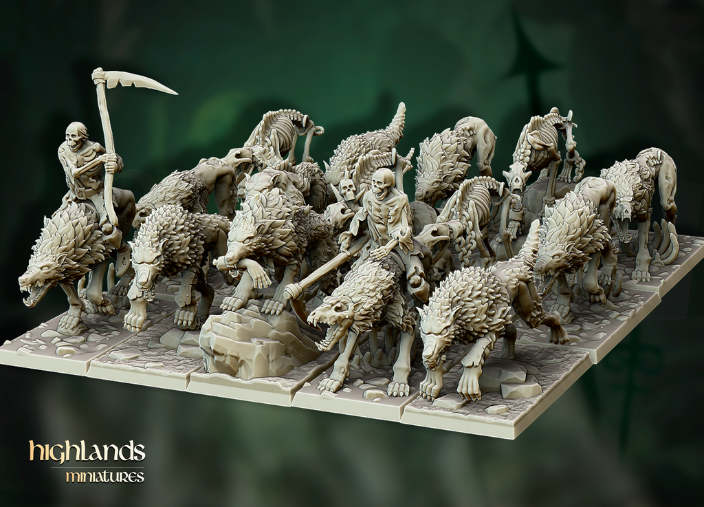 Direwolves, Highlands Miniatures