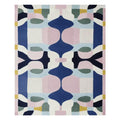 Dizzy Geometry Rave Hand Tufted Rug
