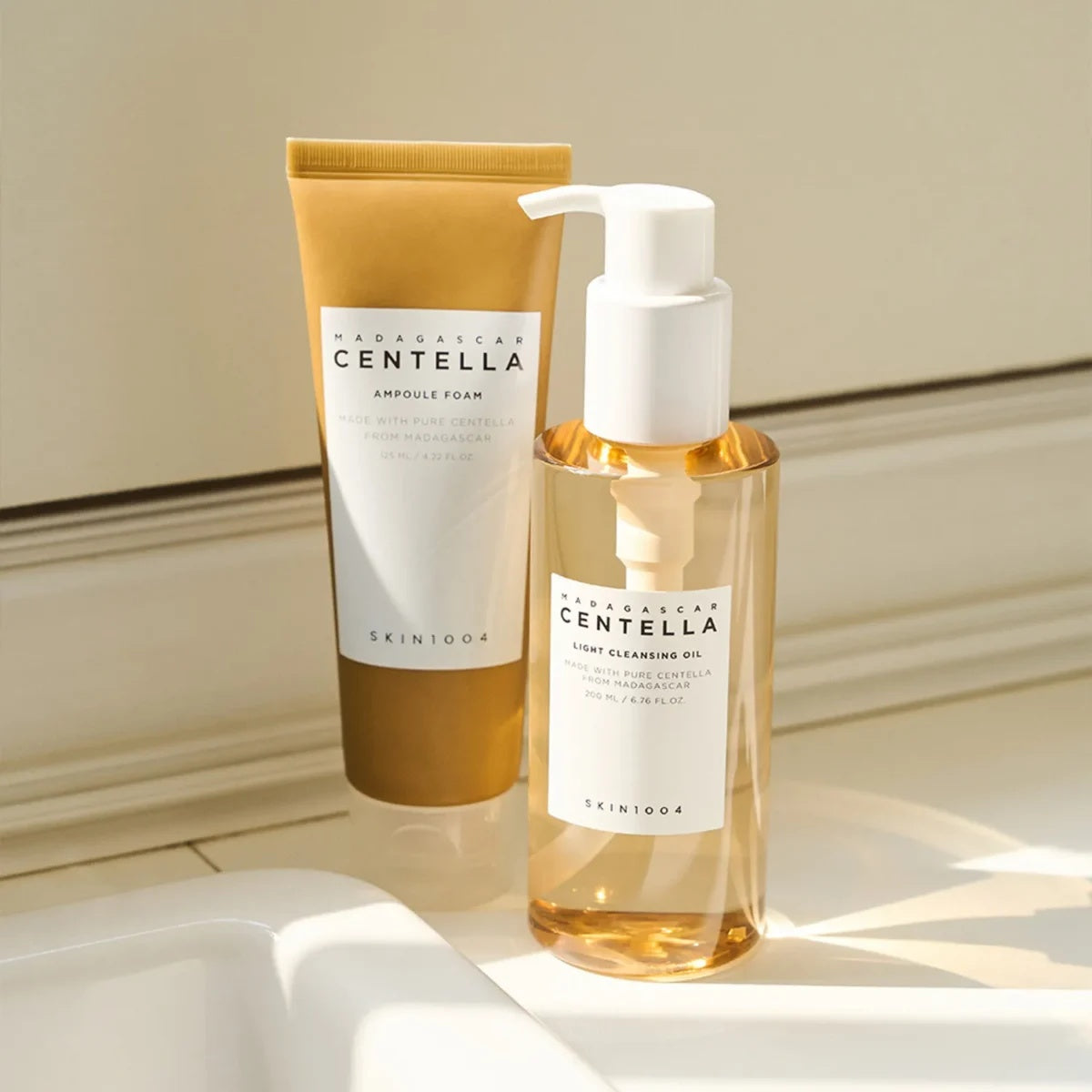 SKIN1004 Centella – Pack de Doble Limpieza Suave con Aceite + Espuma | Piel Sensible y Equilibrada
