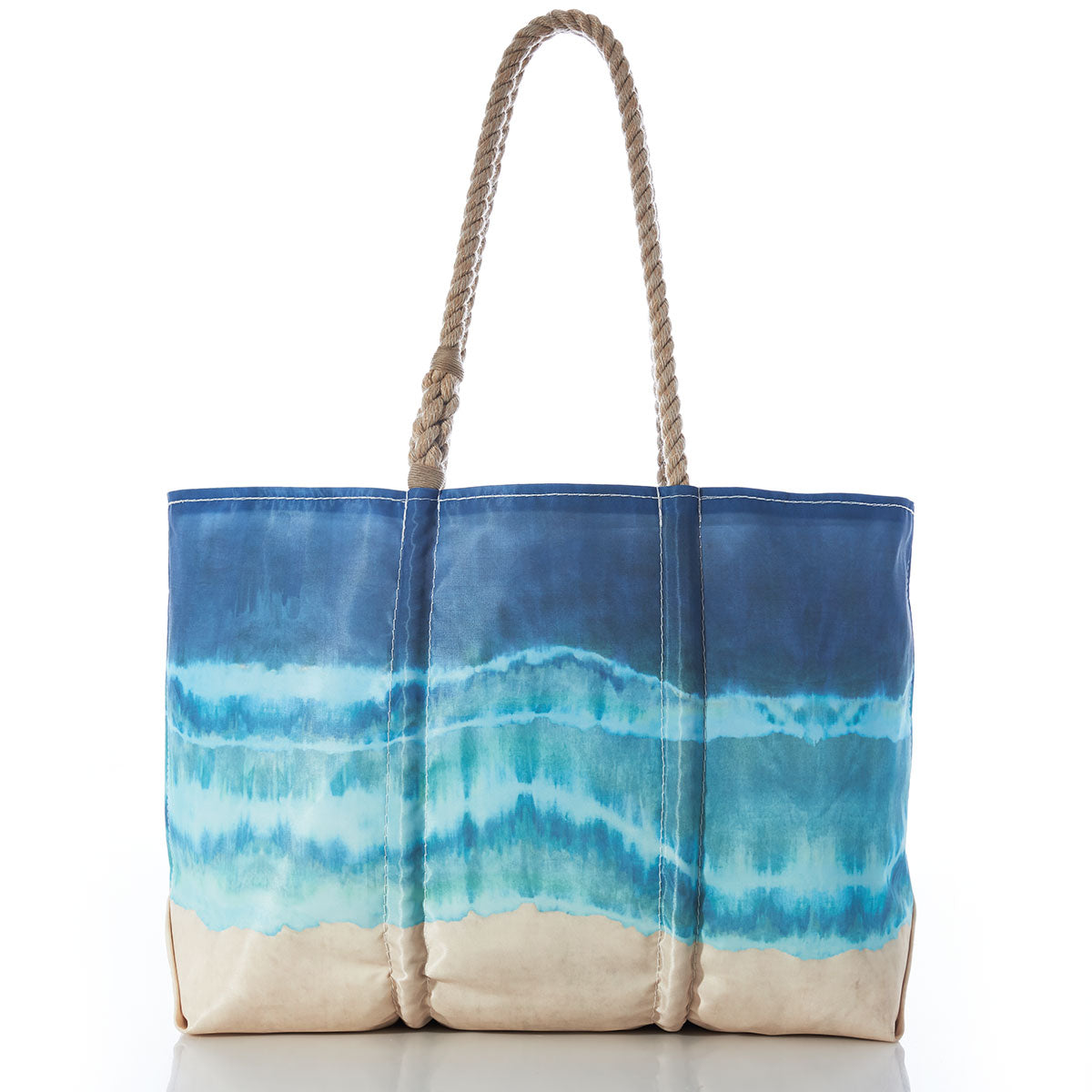 Shoreline Tie Dye Large Tote Handmade in Maine from Recycled Sails