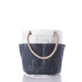 All Purpose Gray Tool Bucket Bag Handmade in Maine from Recycled Sails