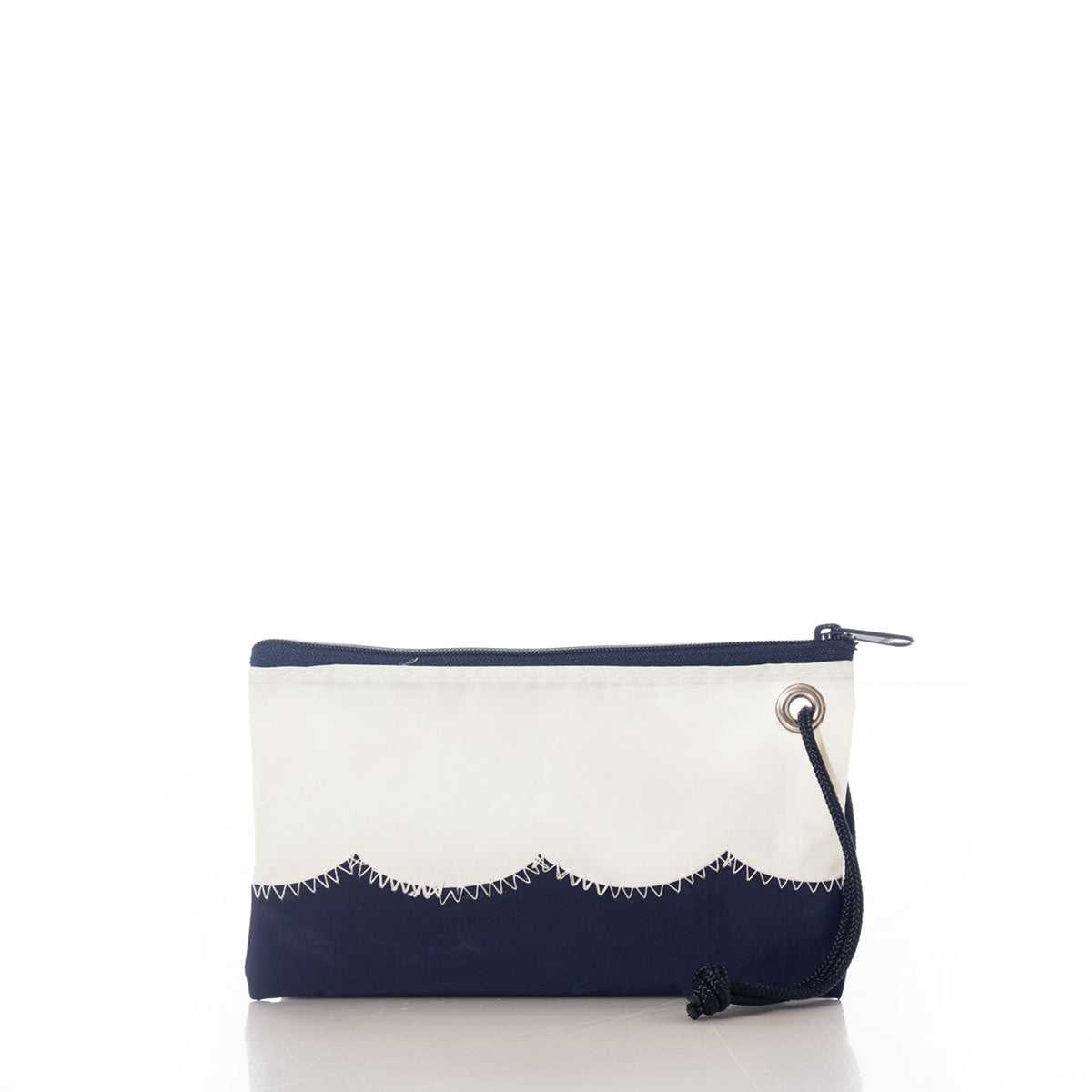 Wavy Seas Wristlet Handmade in Maine from Recycled Sails
