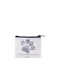 Paw Print Everyday Carry Mini Pouch Handmade in Maine from Recycled Sails