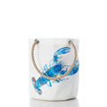 Multicolor Lobster Beverage Bucket Handmade in Maine from Recycled Sails
