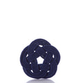 Nautical Sailor Knot Coasters-Navy Handmade in Maine from Recycled Sails