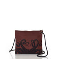 Tanbark Octopus Slim Crossbody Bag Handmade in Maine from Recycled Sails
