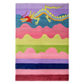 Dragon Cascade Realm Hand Tufted Wool Rug