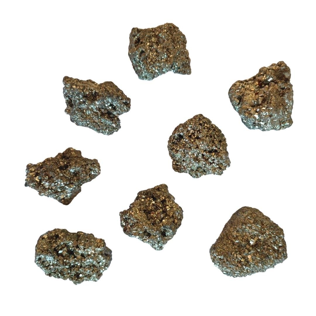 Drusa de Pirita Chispa
