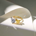 DUO Hearts Diamond Ring POA By ALINKA Fine Jewellery