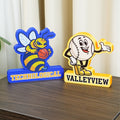 Personalizada en 3D de impresión Nombre de la mascota Placa Espíritu Escolar Decoración de la habitación Regalo de graduación para el estudiante
