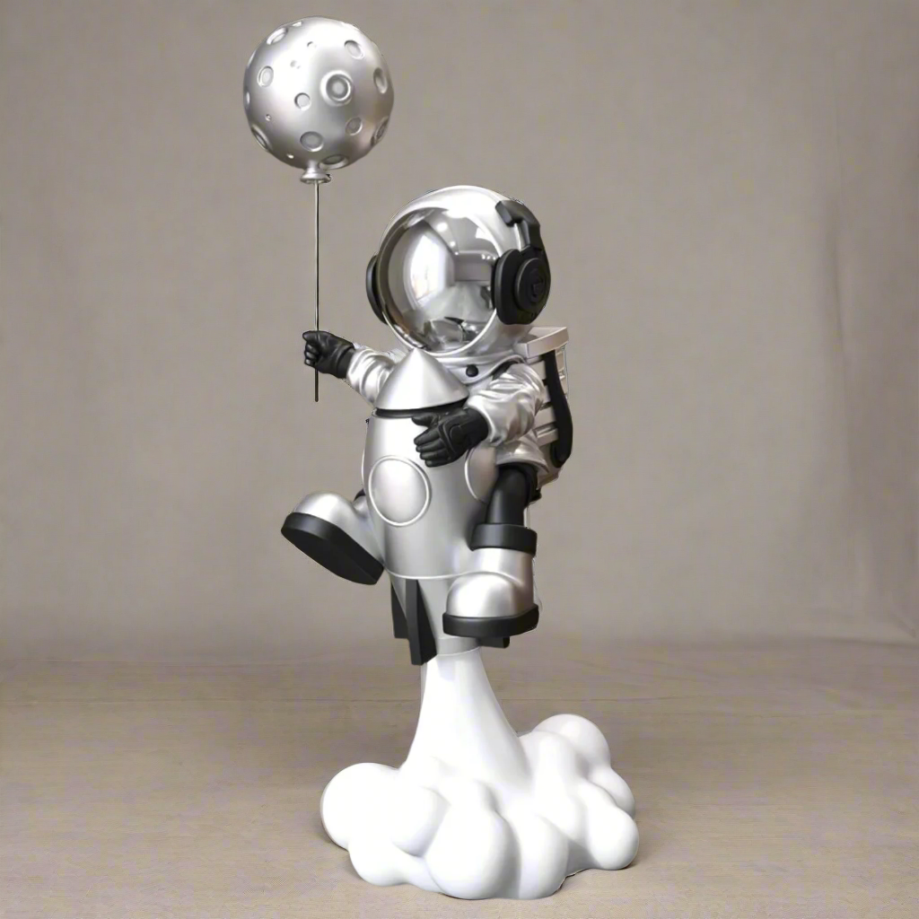 ArtZ® Astronaut Sculpture - Silver
