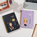 Personalizado Cartoon Personaje Nacimiento Flor Mariposa 2026 Planificador Nombre A5 Cuaderno con Planificador Semanal Página Cumpleaños Regalo para Familia Amigos
