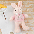 Conejito de Pascua de peluche personalizado con inicial y nombre Regalo de Pascua para recién nacidos Niños