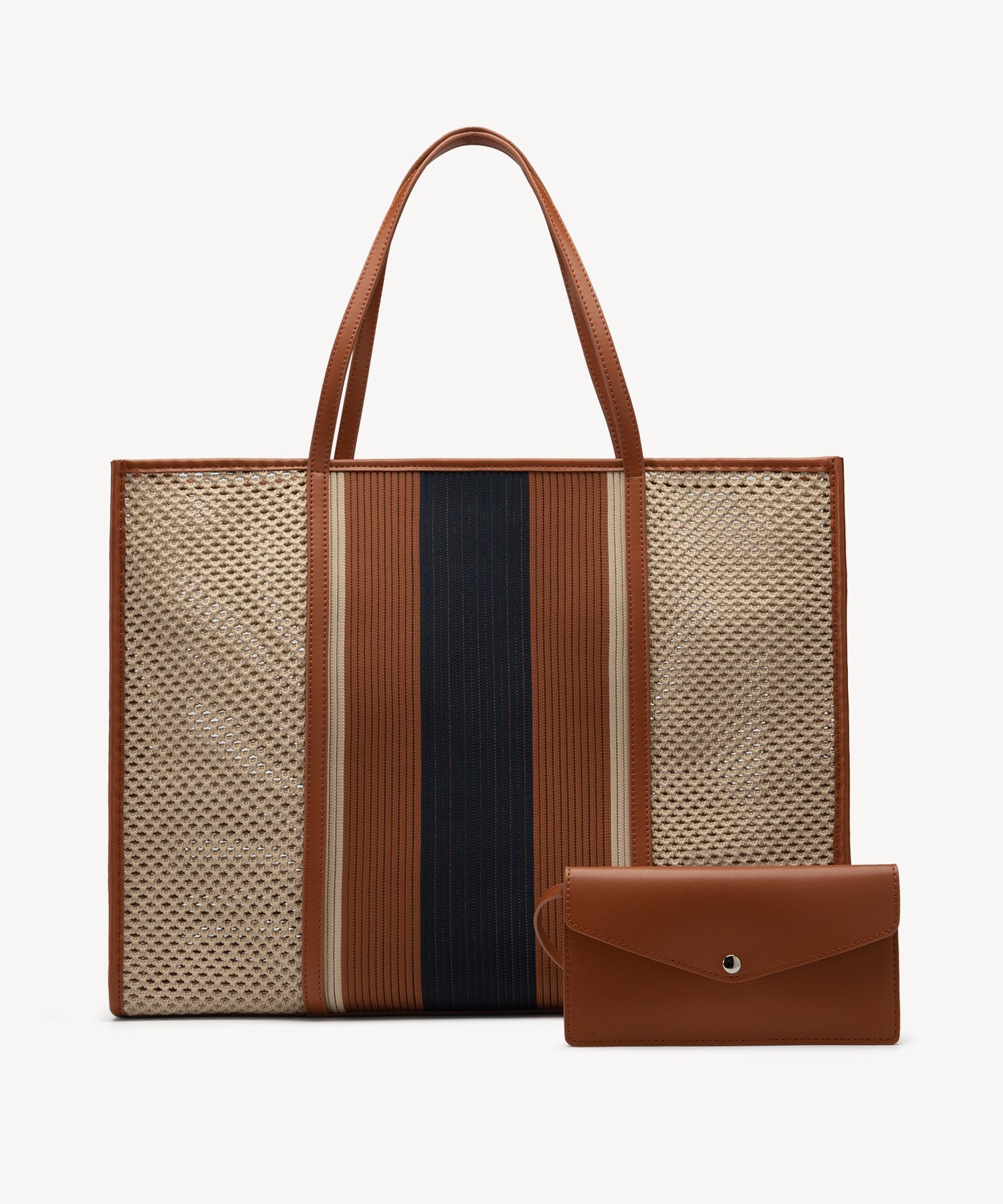 Casual Shoulder Tote Bags - Apricot / F