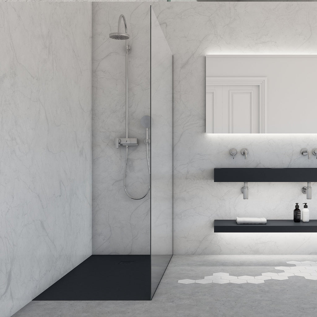 BATHME ZERO Plato de Ducha Gel Coat Color Grafito