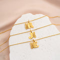 Collar Personalizado Mariposa Inicial Dainty Joyería Aniversario Día de San Valentín Cumpleaños Regalo para las mujeres