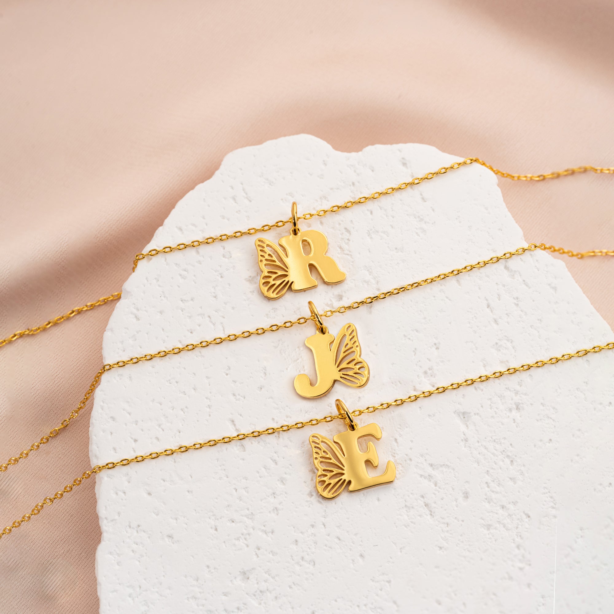 Collar Personalizado Mariposa Inicial Dainty Joyería Aniversario Día de San Valentín Cumpleaños Regalo para las mujeres