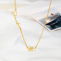 Collar personalizado de barco de crucero con nombre Dainty Jewelry Travel Birthday Anniversary Gift for Women Girls Sailors