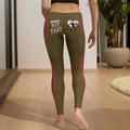 Personalizado Hit That Baseball Leggings Pantalones de yoga con nombre y número Aniversario de boda Regalo de San Valentín para el amante del béisbol Novia