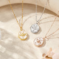 Personalizado Angel Zircon Photo Locket Necklace Dainty Jewelry Birthday Anniversary Christmas Gift for Mom Women