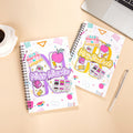 Cuaderno de espiral personalizado con iniciales de garabato y nombre Regalo de agradecimiento por la vuelta al cole para profesores