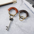 Llavero de cuero personalizado con nombre Accesorios para llaves Día del Padre Día de la Madre Regalo de cumpleaños para hombres Mujeres