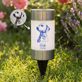 Personalizada Perro Gato Mascota Foto Impermeable Solar Luz de Jardín con Nombre Mascota Simpatía Memorial Regalo para Pet Lovers Propietarios
