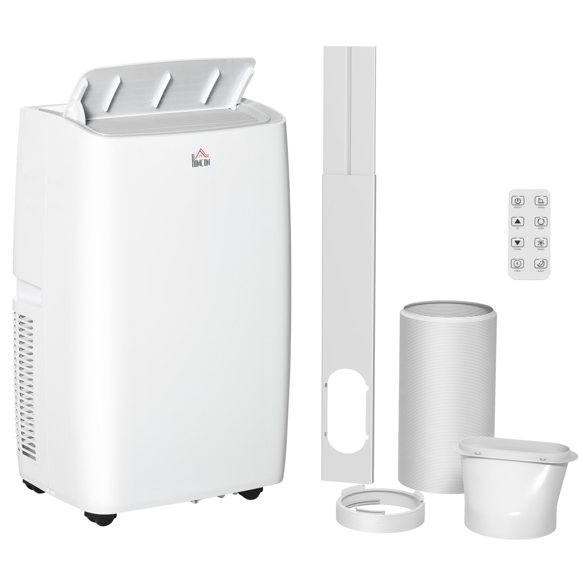 12000 BTU Air Conditioning Unit, 3-in-1 Cooler Fan with Remote, Window Venting Kit, 25m2