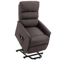 Power Lift Recliner with 135° Recline & Remote Control for Seniors, Brown