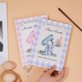 Batidora de acuarela personalizada Cuaderno de recetas de repostería a cuadros con texto y nombre Regalo de repostería de cocina para mamás Abuelas Panaderas