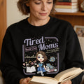 Personalizada Multicolor Cartoon Character Soft Camiseta Sudadera con capucha con nombre Daily Wear Book Club Birthday Gift for Mom Book Lover