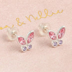 Kids butterfly studs