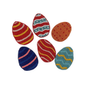 Easter Egg Bead Coasters - Set of 6
