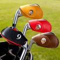 Personalizado Multicolor Cara Foto PU Cuero Magnético Golf Club Head Funda con Número Golf Herramientas Cumpleaños Juego Día Regalo para Jugador de Golf Amante
