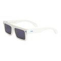 Off-White OERI13ZCHANDLER1807 Rectangular Dark Lens Sunglasses — White