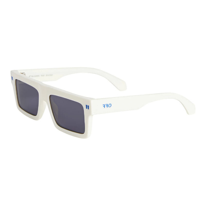 Off-White OERI13ZCHANDLER1807 Rectangular Dark Lens Sunglasses — White