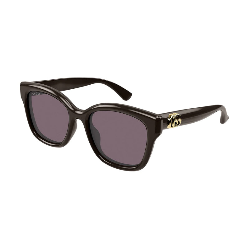 Gucci Oversized Square Acetate Sunglasses — Black