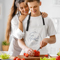 Delantal personalizado The Perfect Mix con nombre y texto Artículos de cocina Regalo de cumpleaños Aniversario para parejas