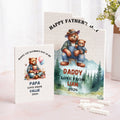 Puzzles de ladrillos personalizados con nombre y título Día del Padre Regalo de cumpleaños para papá Abuelo