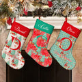 Árbol de Navidad Personalizado Múltiples Patrón Cascanueces Media con Nombre e Inicial Navidad Regalo para Familia Amigos Niños