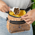 Personalizado Hueso Pata Imprimir Pet Foto Impermeable Portátil Dog Treat Bolsa con Nombre Actividades al aire libre Pet Party Birthday Gift For Pet Owner Lover