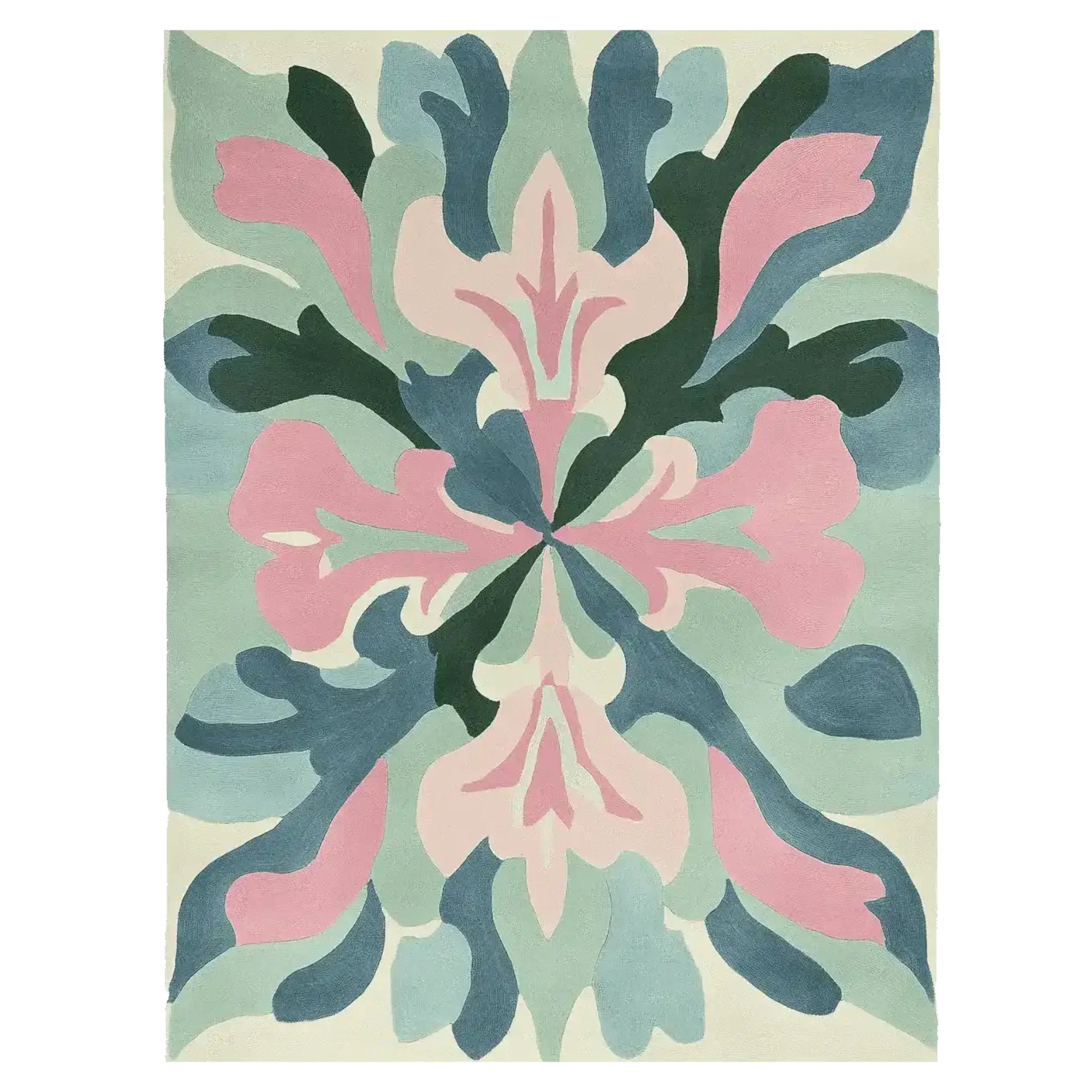 Echo Floral Fade Hand Tufted Rug
