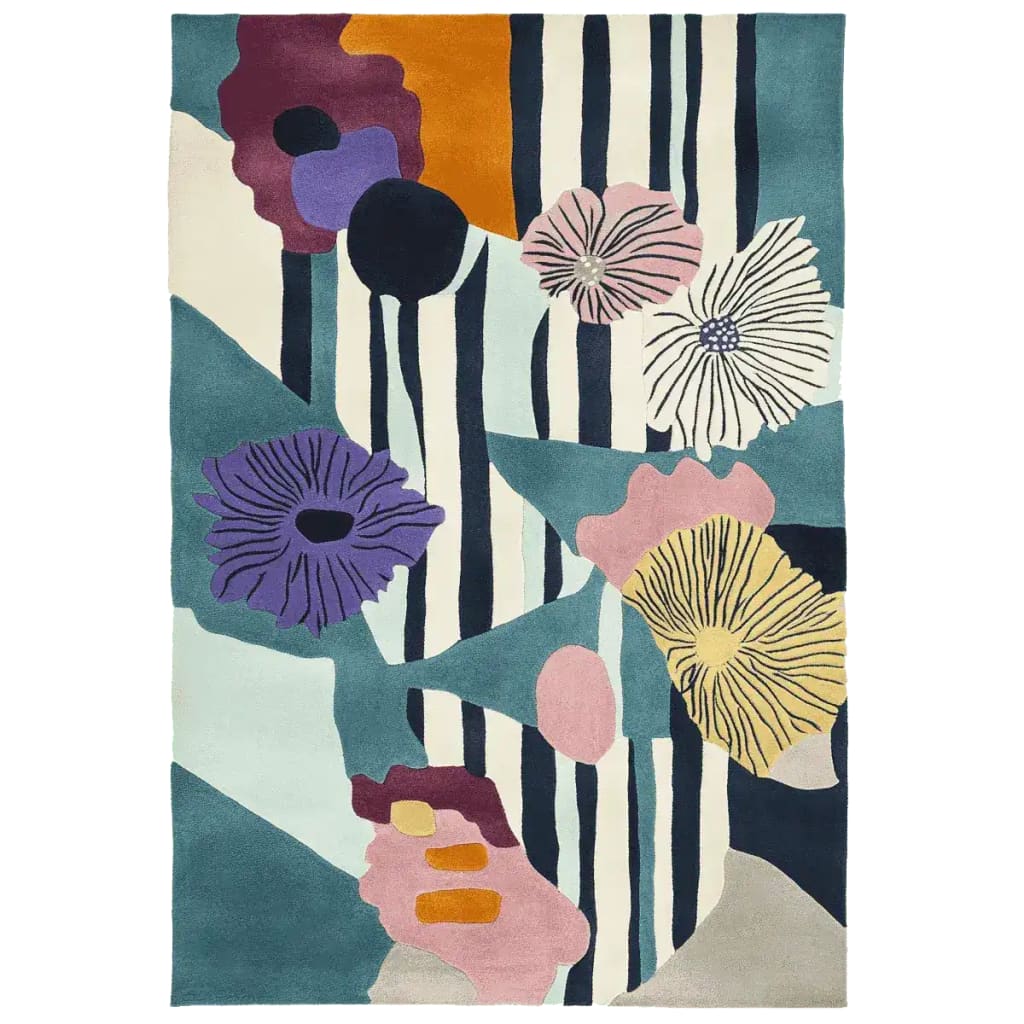 Eclectic Bloom Hand Tufted Rug