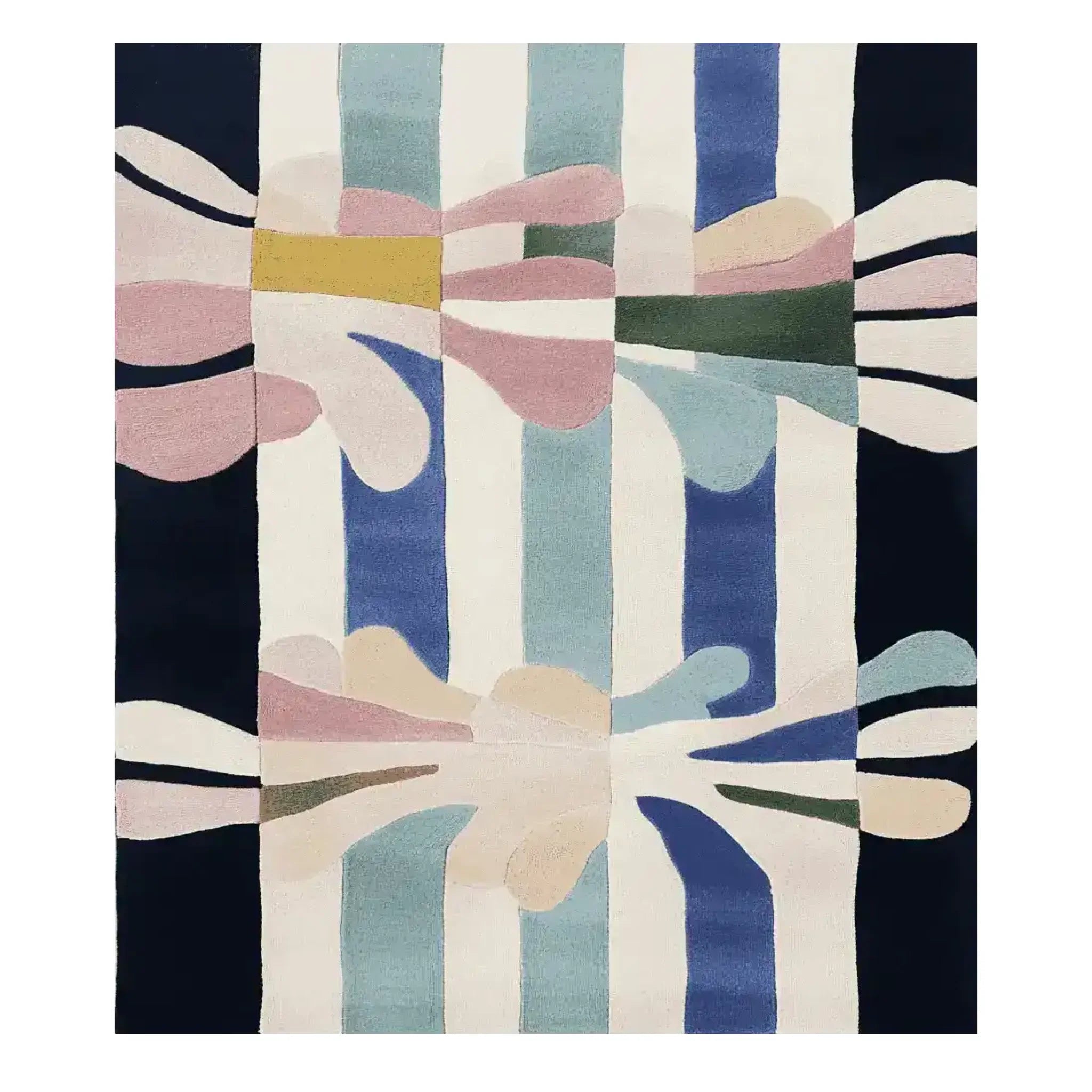 Ecstatic Signal Collapse Hand Tufted Rug