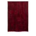 Modern Flower Printed Woven Cashmere Scarf